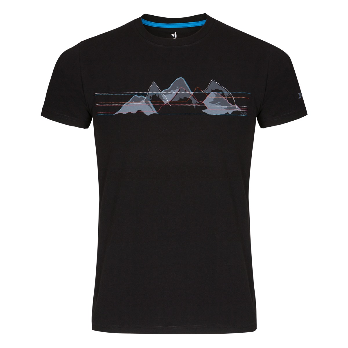 Obrázok ZAJO | Bormio T-shirt XL Black - Mountains