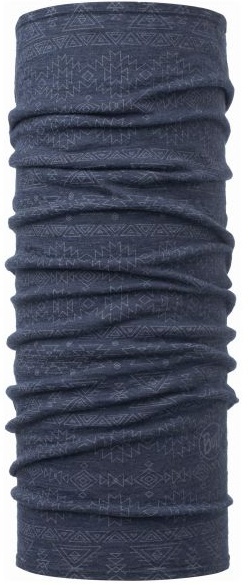 Obrázok Merino Wool Buff Lightweight Patterned Edgy Denim