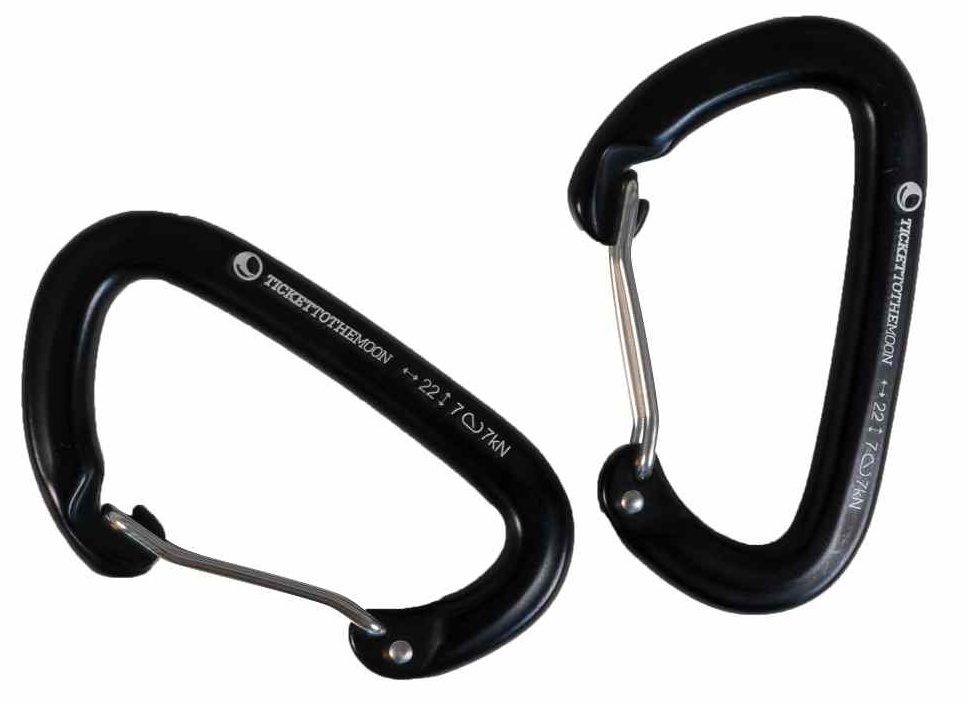 Obrázok TTTM | Carabiner Black 22 kN