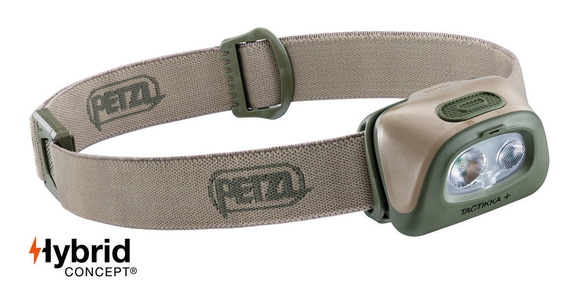 Obrázok čelovka Petzl Tactikka+ Púštny E089EA02