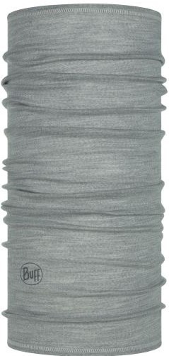 Obrázok Merino Wool Buff Lightweight Solid Light Grey