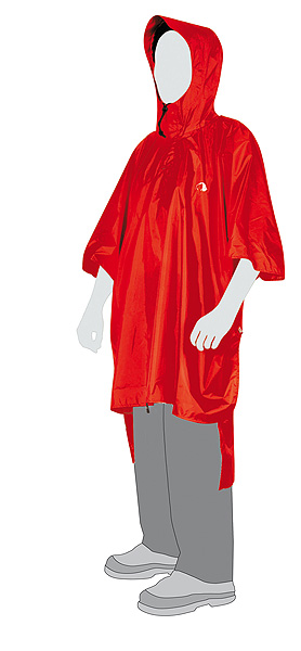 Obrázok Tatonka Poncho 1 (XS – S) red (4013236985252)