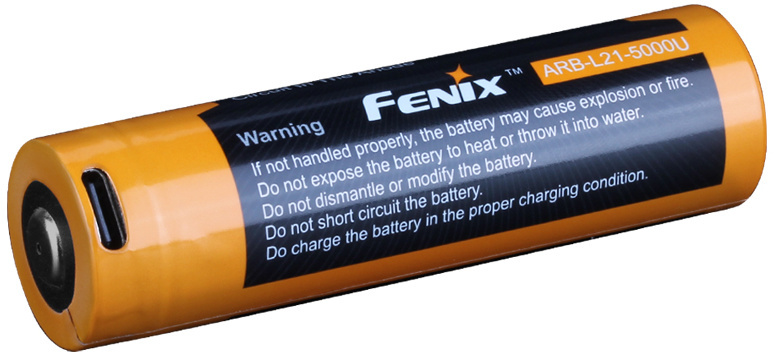 Obrázok Fenix Fenix FE21700USB - 1ks Nabíjacia batéria USB/3,6V 5000 mAh FE0051