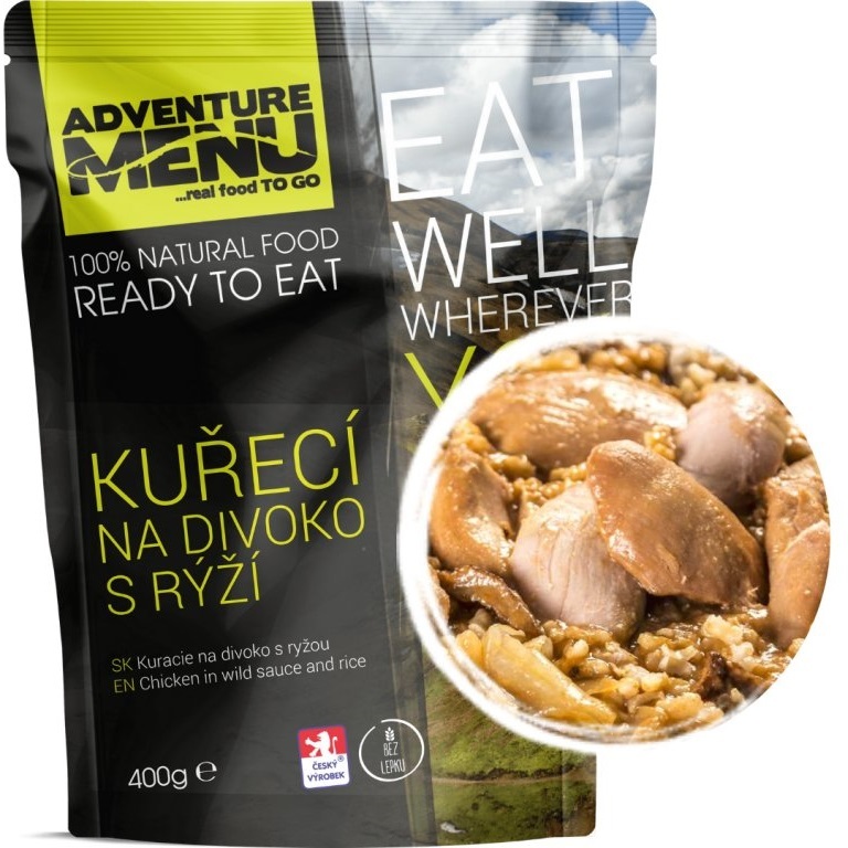 Obrázok Adventure Menu Kuracie na divoko s ryžou 400 g